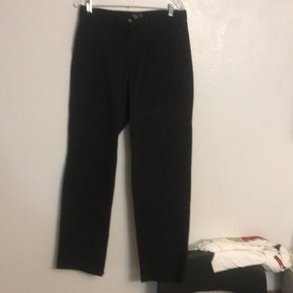 Puritan 34X34 Men’s Black Flat Front Dress Pants